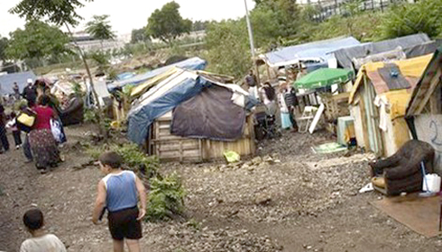 O tabără de romi români din Marsilia a fost evacuată